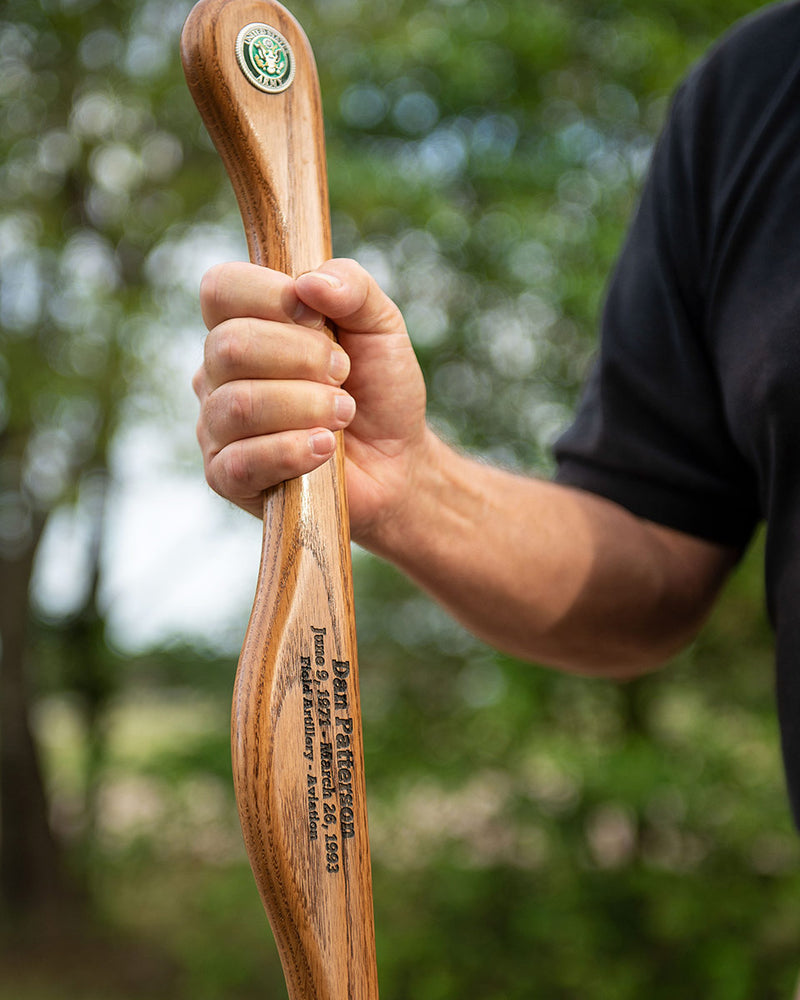 
                  
                    Personalized Handcrafted Veterans Walking Stick
                  
                