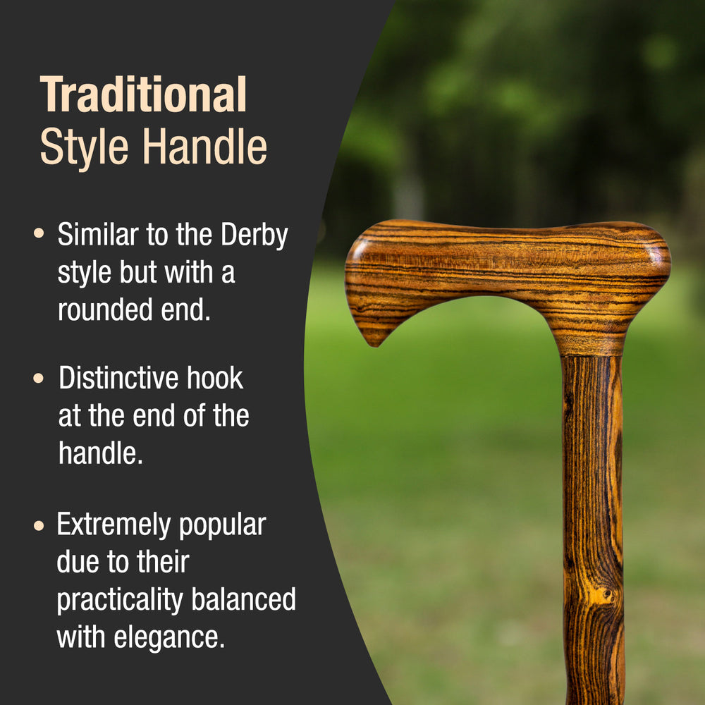 Twisted Bocote Traditional Handcrafted Walking Cane 37 – Brazos