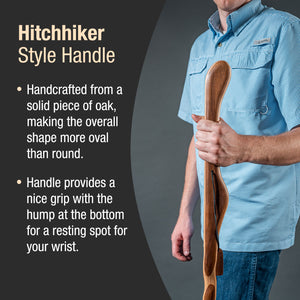 Twisted Oak Hitchhiker Handcrafted Walking Stick – Brazos Walking