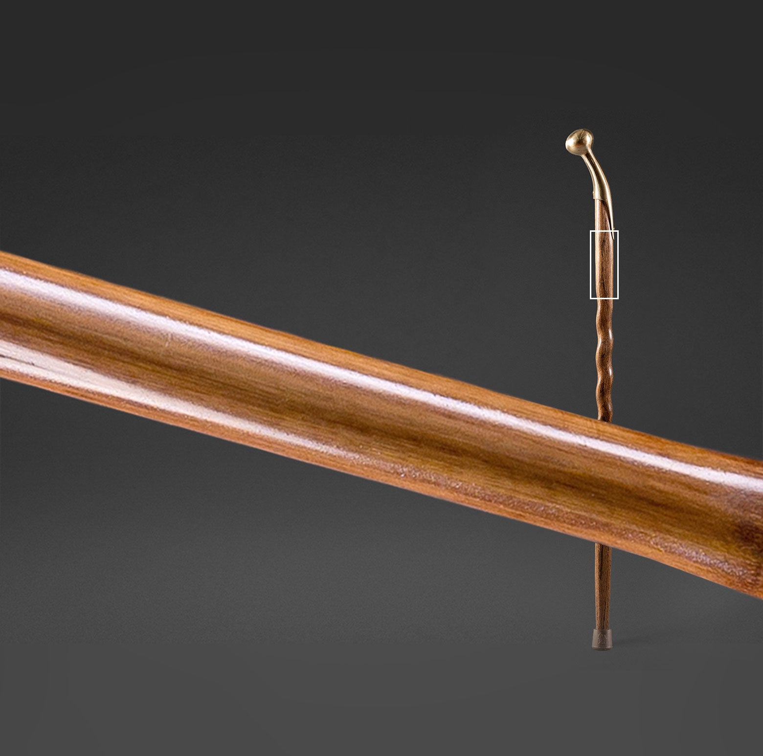 Twisted Brown Oak Hame Top Handcrafted Walking Cane 37 – Brazos Walking  Sticks