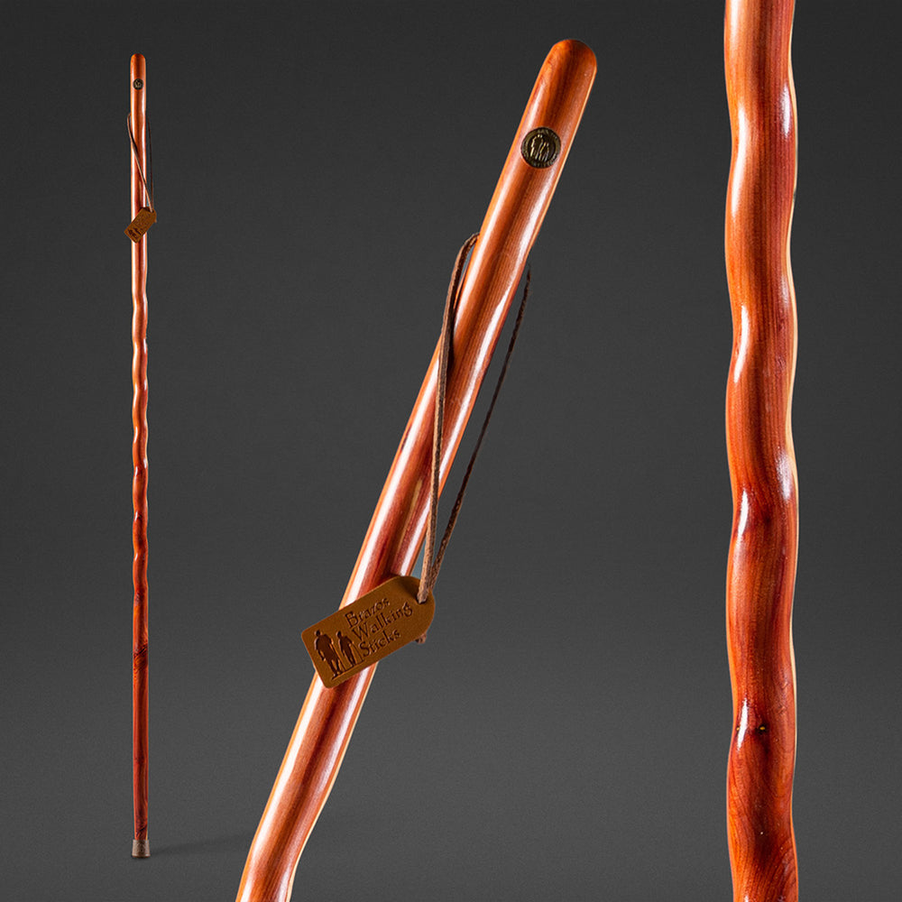 Twisted Sassafras Traditional Rustic Walking Cane 37 – Brazos