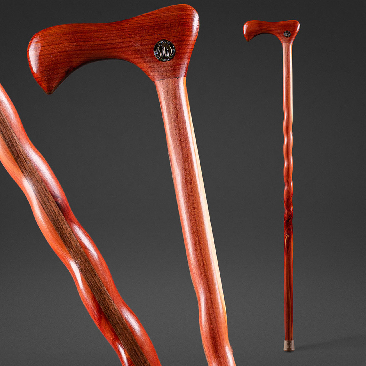 Twisted Cedar Traditional Handcrafted Walking Cane 37 – Brazos Walking  Sticks
